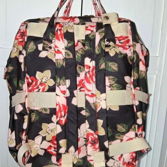 Vsnoon Floral Waterproof Laptop Backpack - Picture 7 of 7